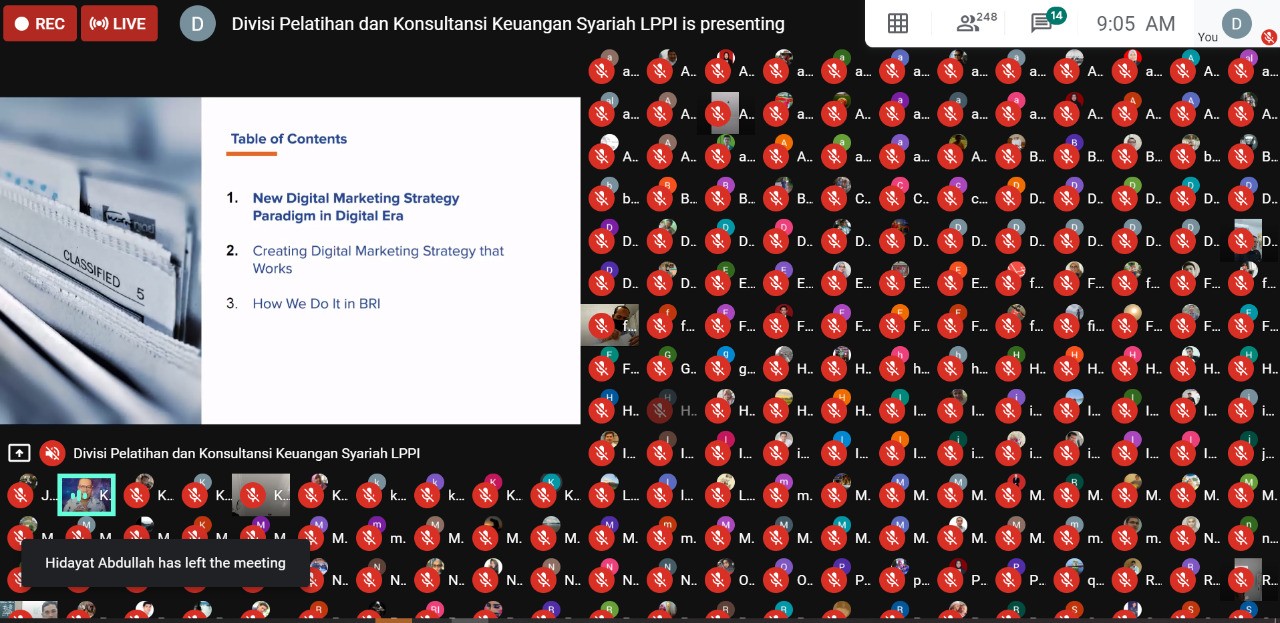 Webinar Digital Marketing Bank Syariah Mandiri Batch 1 - 4