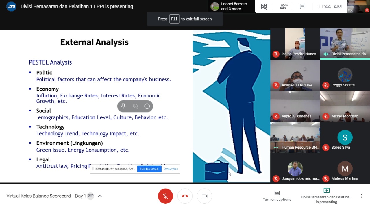 Online Learning Services  - Strategic Balanced Scorecard - Key Performance Indicator BNCTL