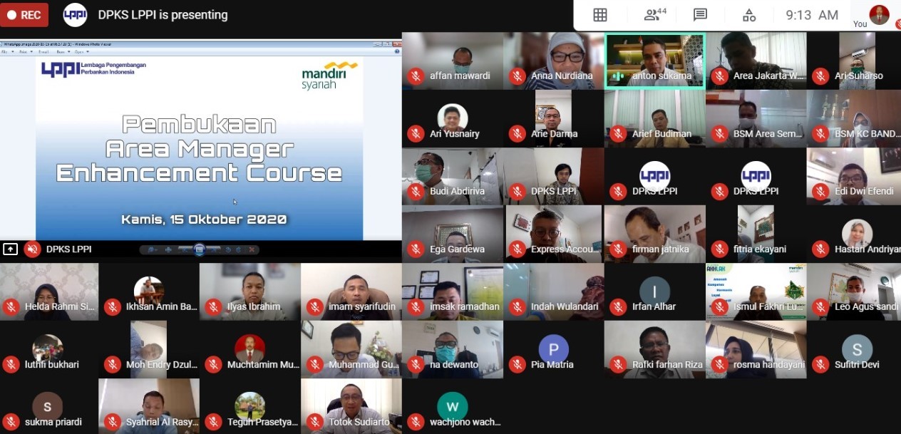 Online Learning Services - Enhancement Area Manager Course Tahun 2020 PT. Bank Syariah Mandiri