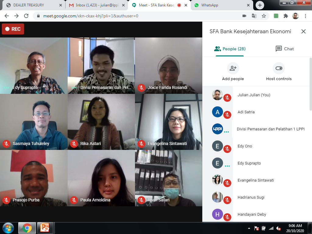 Online Learning Services - Sustainable Finance Awareness PT. Bank Kesejahteraan Ekonomi