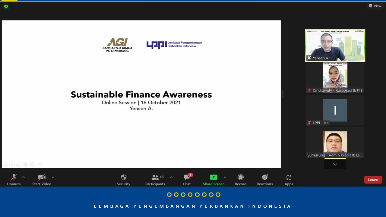 Online Learning Services - Sustainable Finance PT. Bank Artha Graha Internasional