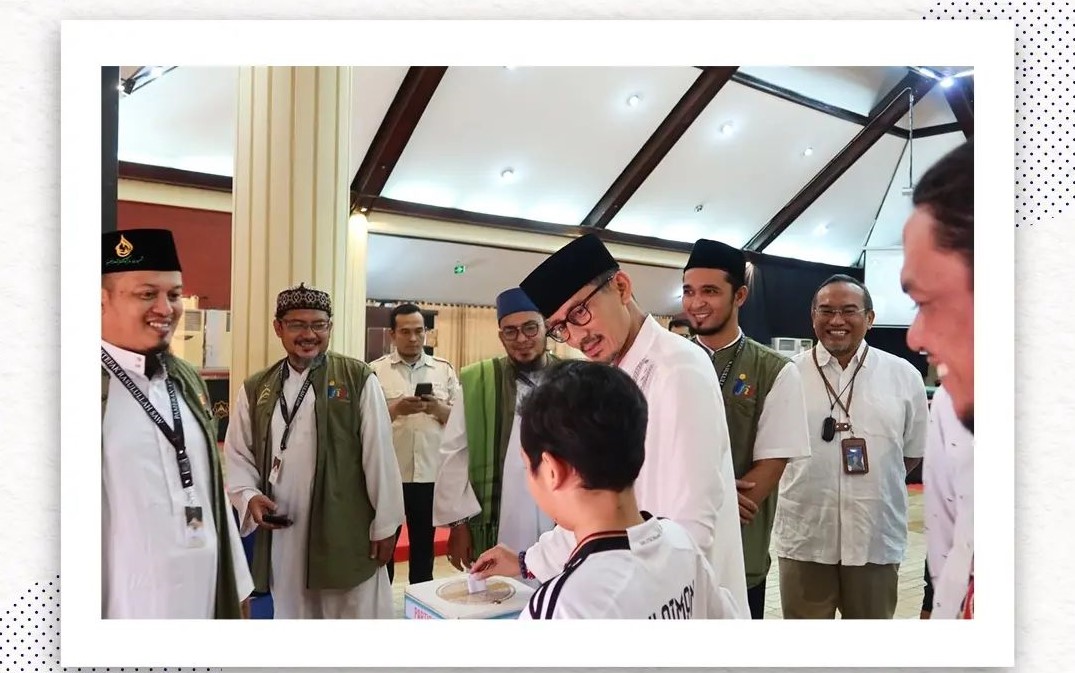 Bapak Sandiaga Uno Menghadiri Pameran Artefak Historikal Peninggalan Rasulullah SAW di LPPI